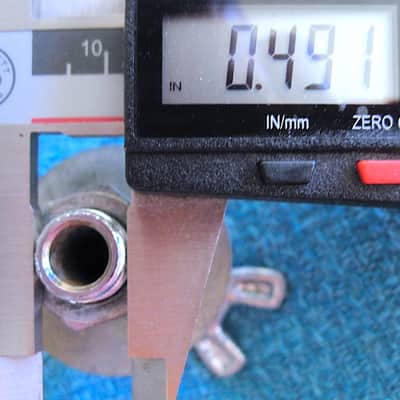 Bass Drum Leg Spur Mounting Bracket - Vintage image 5