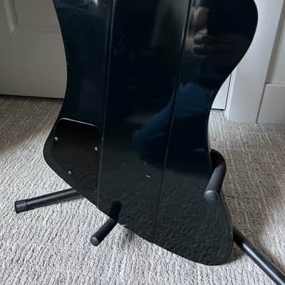 Greco TB-700 Thunderbird Bass Black 1980s MIJ with Hipshot SuperTone Gibson Bridge + Gibson Thunderbird Case image 7
