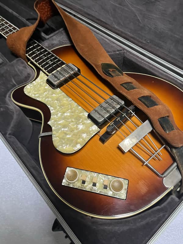 Hofner Club Bass H500/2 Sunburst (Left Handed) image 1