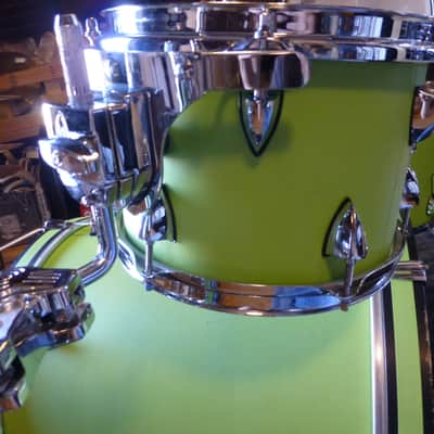 OCDP 5pc Venice Series Drum Set Lime Green Wrap image 8