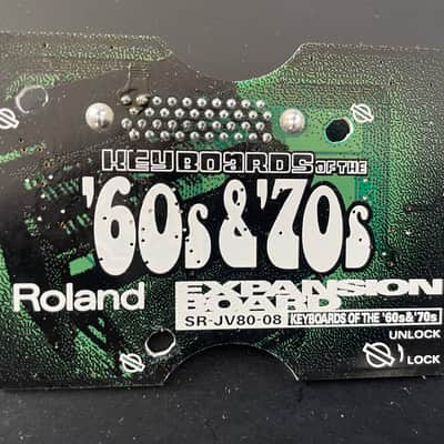Roland SR-JV80-08 拡張ボード 60s & 70s Keyboards Of The '60s & '70s SR-JV80-08 Expansion Board | Reverb