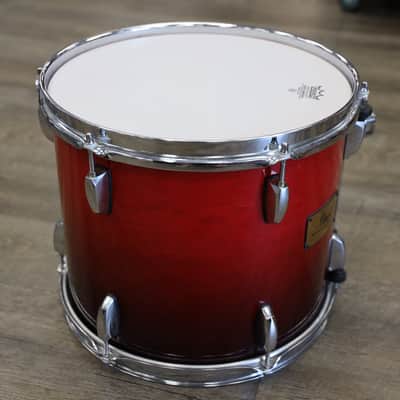 Used Pearl Session Custom Maple Mounted Tom 11x13" Cranberry Fade image 2