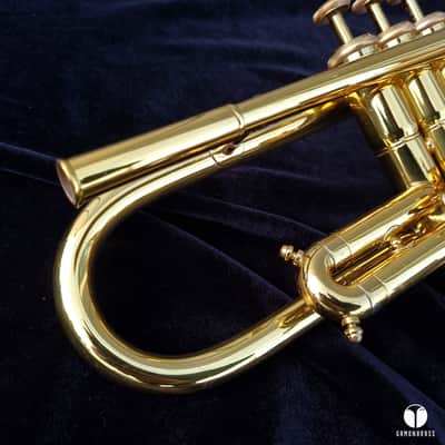 Jerome Callet SIMA by Kanstul USA GOLD LACQUER trumpet gamonbrass image 8
