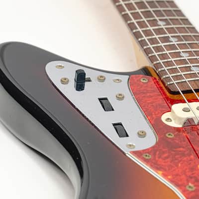 1999 Fender Jaguar JG-66 MIJ Reissue Electric Guitar – Sunburst image 15