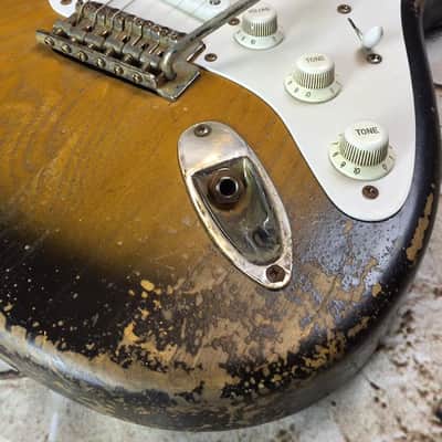 Fraser Guitars - Aged Tobacco Burst custom shop 54 Stratocaster Guitar Vintage Relic MADE TO ORDER image 5