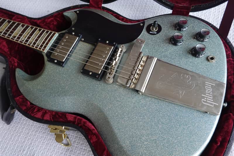 Gibson LP SG Standard Custom Shop 2008 - Grey Sparkle image 1