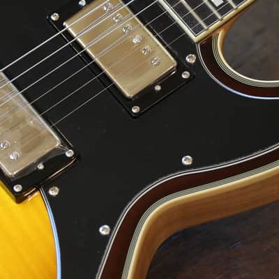 MINTY! 2020 D’Angelico Brighton Deluxe Series Double-Cut Electric Guitar Sunburst + OHSC image 4
