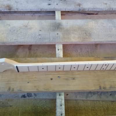 21 REVERSE STR HEAD Maple guitar neck replacement graphite nut fit oem bodies SS frets DIY Neck imagen 9