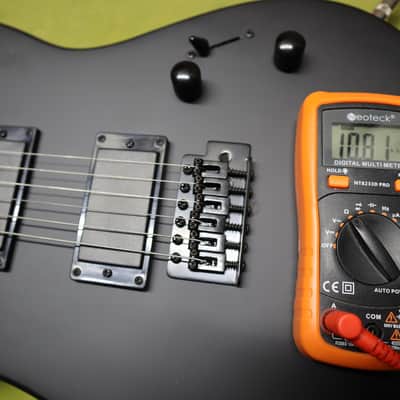 Harley Benton HWY-25BKS Progressive 2022 Black Matte Free FretWerx Setup and Fret Polish USA Stock image 18