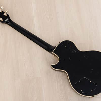 1985 Greco EGC68-500 Custom Black Beauty Vintage Guitar w/ Screamin PAFs & Case, Japan Fujigen image 12