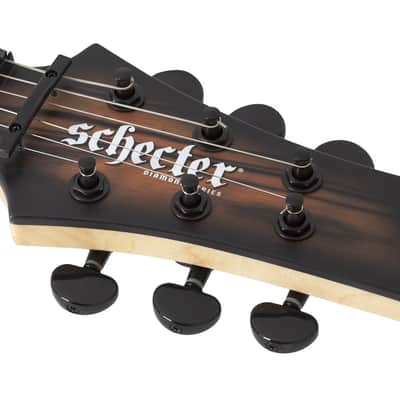 Schecter C-1 FR-S Pale Moon Natural Satin with Black Burst image 12