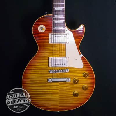 Gibson 1995 Les Paul R9 1959 Reissue Flamed Maple Electric Guitar image 3