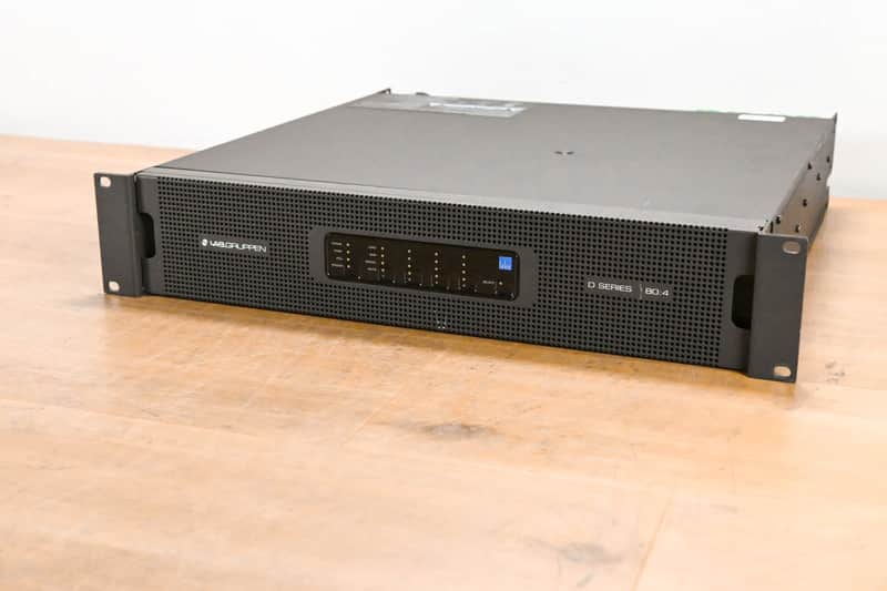 Lab Gruppen D 80:4L 8000W 4-Channel Power Amplifier w/ Lake DSP & Dante CG011UK image 1