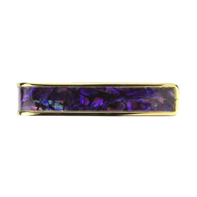 Thalia Capo - 24K Gold - Purple Paua (Exotic Shell series) image 2