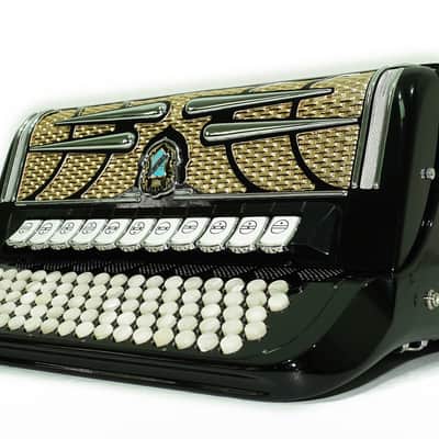 Adria Cromaton IV.A Grand Luxe 5 Row Button Accordion 120 Bass, made in Italy, Cassotto, C Griff, includes Straps and Hard Case, 2715 image 8