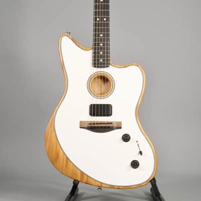 FENDER AMERICAN ACOUSTASONIC JAZZMASTER ARCTIC WHITE image 1