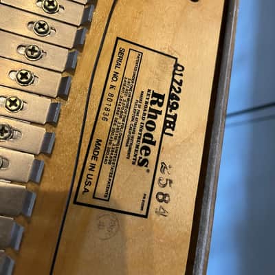 Rhodes Mark V Stage 73 73-Key Electric Piano 1984 Black image 5