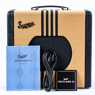 Supro Delta King 10 Tweed Black image 2