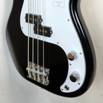Fender Standard Precision Bass, Laurel FB, White Pickguard, Black image 2