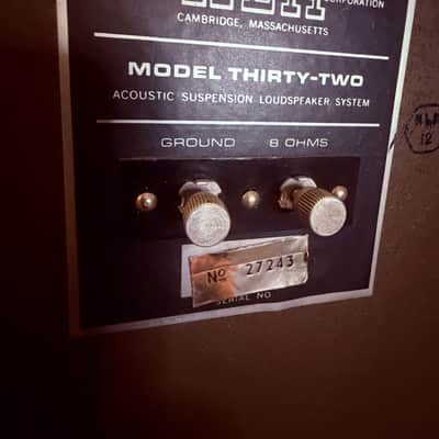 KLH Model 32 speakers in great condition - 1970's image 6