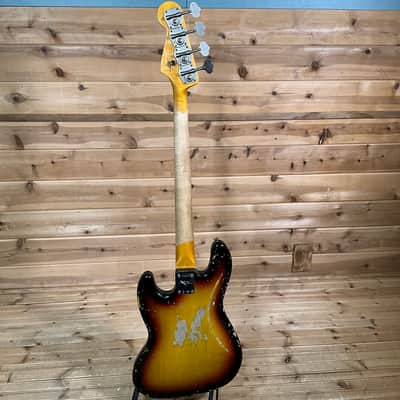 Fender Custom Shop 1961 Heavy Relic Jazz Bass - 3 Color Sunburst image 5