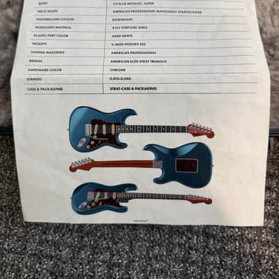 Fender American Mod Shop Stratocaster 2020 - Ice Blue Metallic image 14