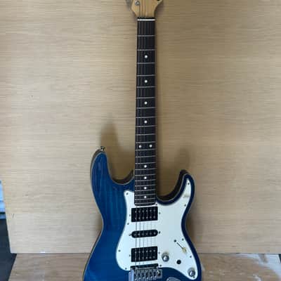 Cool Z Stratocaster - Blue flame maple | Reverb