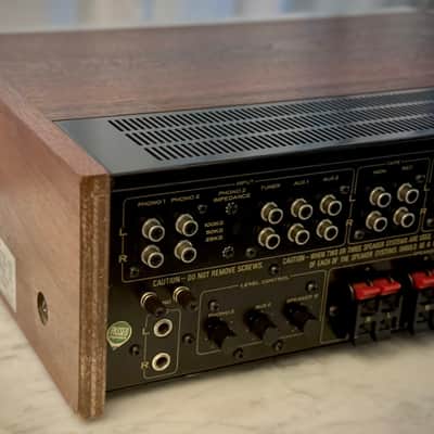 πΆβ¨ Pioneer SA-9100 Vintage Integrated Amplifier w/ Original Wood Case β Serviced, Cleaned, Complete image 10