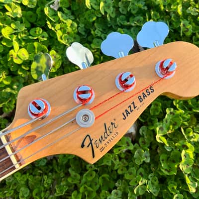 Fender Collector Series Dakota Red Jazz Bass Guitar 1981-1983 image 8