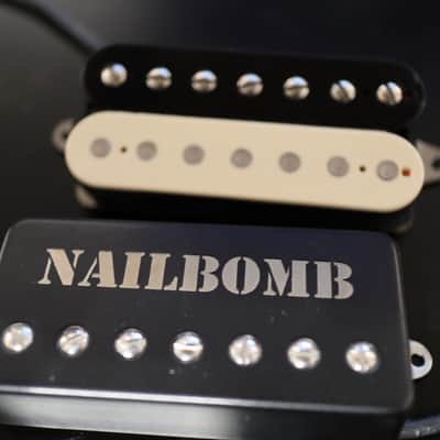 Bare Knuckle Nailbomb 7-String Set Covered and Black/Cream image 1