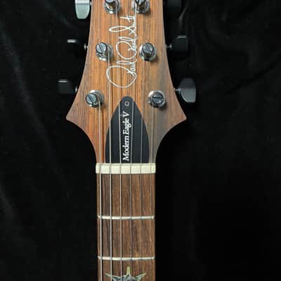2024 PRS Modern Eagle V Blue Jean Brazilian Rosewood Fret Board Solid Rosewood Neck image 4
