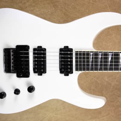 Jackson USA Custom Shop SL2H Speed Neck Soloist Snow White Reversed Headstock image 1