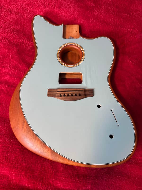 Fender Acoustasonic Player Jazzmaster Body Early 2020s - Ice Blue image 1