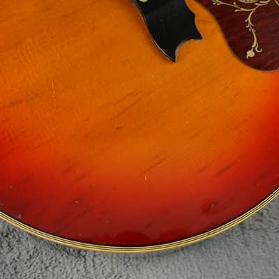 Morales M350 Jumbo Acoustic Japan Sunburst w/ Hard Case image 7