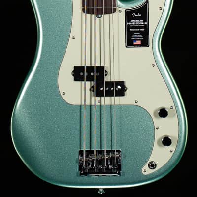 Fender American Professional II Precision Bass Rosewood Fingerboard Mystic Surf Green (915) image 3