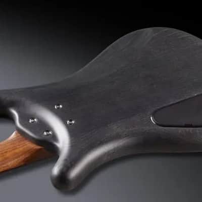 Warwick Pro Series Corvette Standard-4 String-Active-Nirvana Black Transparent Satin image 8