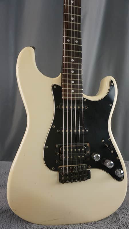 Tokai Super Edition Japan HSS S-Style White Electric Guitar image 1