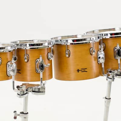 TreeHouse Custom Drums Academy Concert Toms - Small Four 6-8-10-12 LIGHT BROWN image 2