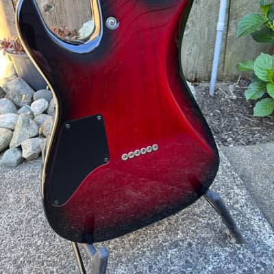Tom Anderson Guitarworks Drop Top 2017 - Cajun Red to Black Burst image 7
