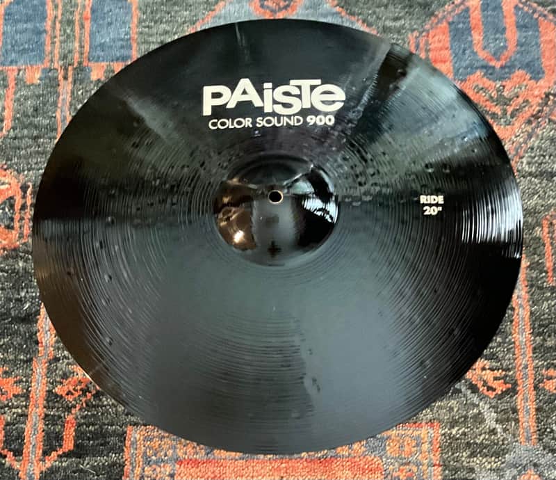 Paiste 900 Series Color Sound Black 20” Ride Cymbal image 1