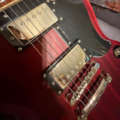 Epiphone SG G400 Standard Electric Guitar Worn Cherry image 12