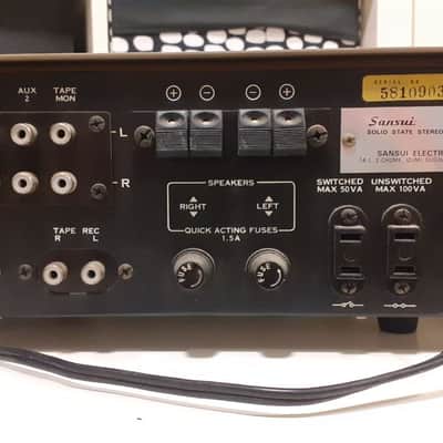 Sansui AU-222 1969-71 - Solid-State Stereo Amplifier image 2