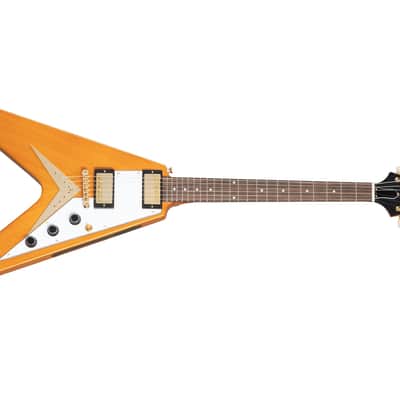 Epiphone Inspired by Gibson Custom Shop 1958 Korina Flying V IGCKFVWANAGH image 1
