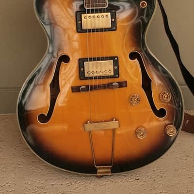 Voxton X-215 (ES175 copy) 1964 Two Tone burst image 22