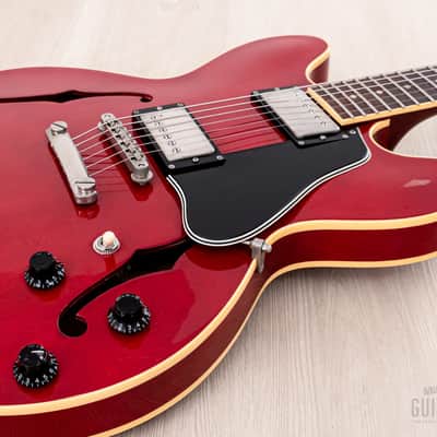 1997 Orville ES-335 Gibson-Licensed Semi-Hollow Guitar Cherry, Japan Terada image 7