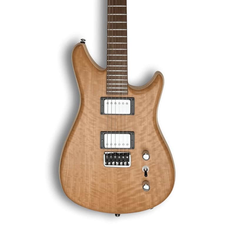 Relish Guitars Roadster Flamed Pear Top Pickup Swapping - Natural image 1