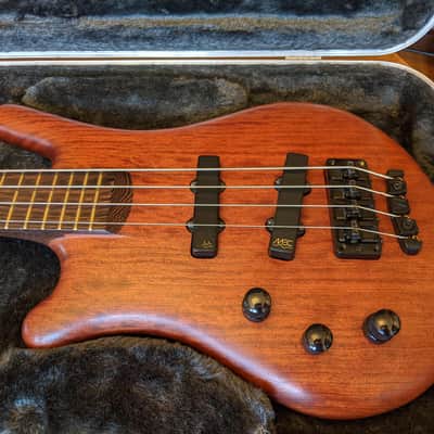 Left-Handed 1996 Warwick Thumb NT4 Natural Bubinga image 4