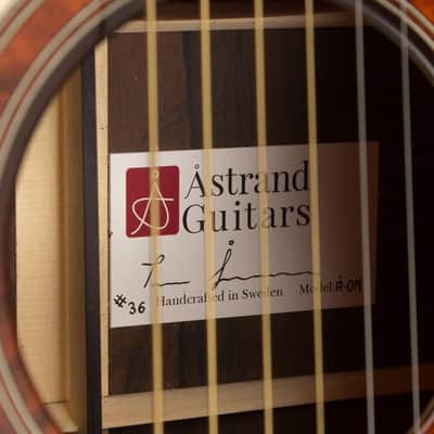 2017 Åstrand Å-OM, Brazilian Rosewood/Moonspruce image 9