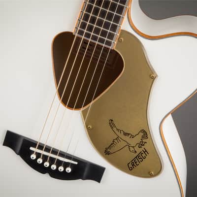 Mint Gretsch G5022CWFE Rancher Falcon, Acoustic Electric Jumbo Guitar, White image 6