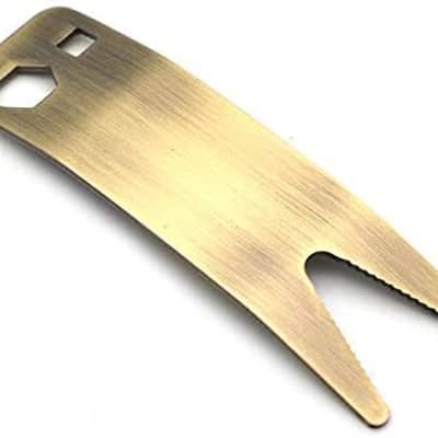 Multi Spanner Wrench Tool with Teeth for Electric Guitar Bass Toggle Switch Pickup Selector Output Jack Socket Guitar Pots Volume Control Potentiometer Guitar Turner Bushings Tuning Pegs image 3
